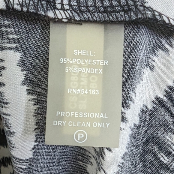 Calvin Klein Women's Blouse Zebra Print Sleeveless Size 1X - Picture 4 of 6